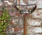 Vintage Gardening Tool Wooden Long Handled Stirrup Hoe Oscillating Scuffle 57.5