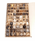 Vintage Geological Boxed 70pc Mineral & Rock Specimen Collection Display Natural History Key
