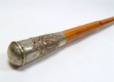 Vintage George VI Royal Army Service Corps Bamboo Swagger Stick WW2 Military