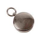 Vintage German Chrome Watch Fob Compass Albert Chain Walking Map Reading Military Germany