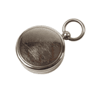 Vintage German Chrome Watch Fob Compass Albert Chain Walking Map Reading Military Germany