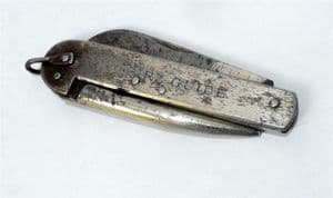 Vintage Girl Guide Jack Knife Folding Folder Pocket Clasp Knive Warranted Forged Steel Foreign