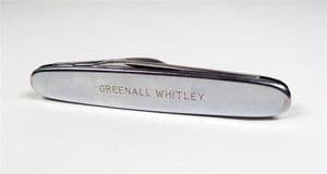 Vintage Greenall Whitley Good Cheer Beer Richards Inoxidable Folding Folder Pocket Knife Advertising