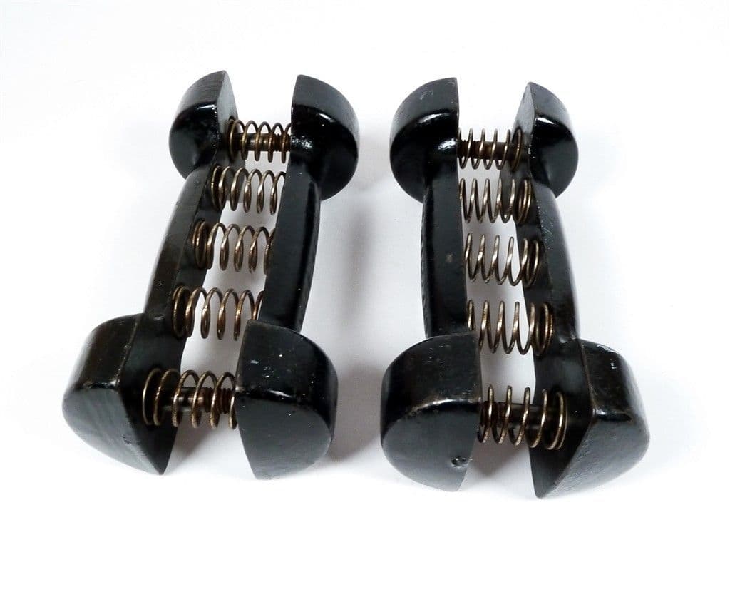 Vintage Gym Exercise Weights Terry s Herbert Terry Black Spring Grip