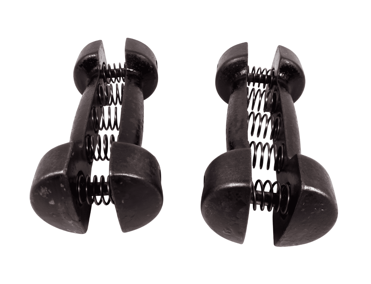 Vintage Gym Exercise Weights Terry s Herbert Terry Black Spring Grip ...