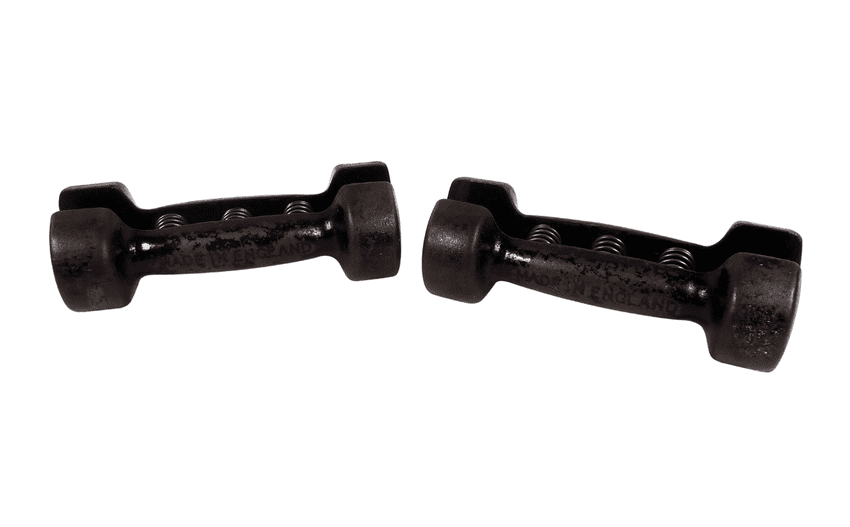 Vintage Gym Exercise Weights Terry s Herbert Terry Black Spring Grip ...