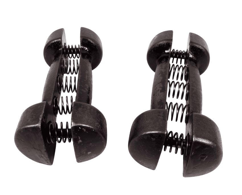 Vintage Gym Exercise Weights Terry s Herbert Terry Black Spring Grip ...