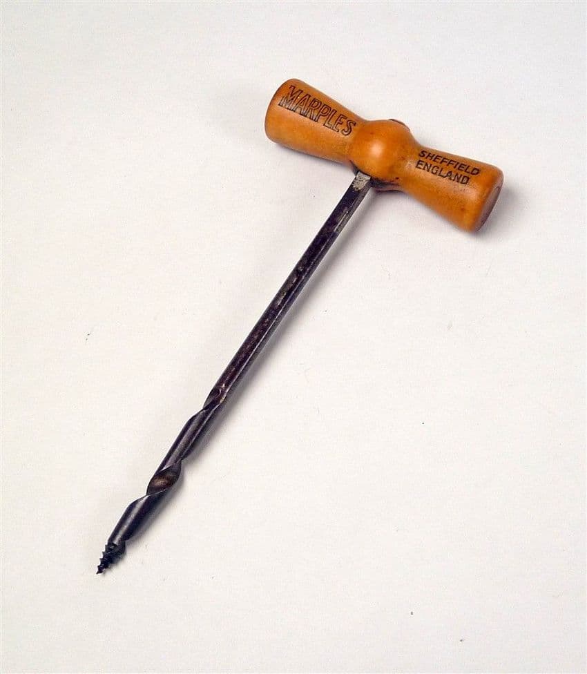 Vintage Hand Tool Marples of Sheffield England Wood Wooden Handled