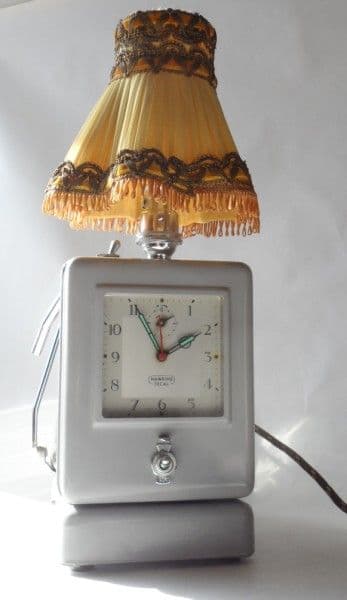 Vintage Hawkins Patent Tecal Electric Teasmade 1950s Alarm Clock Teasmaid Tea Maker Caffettiera