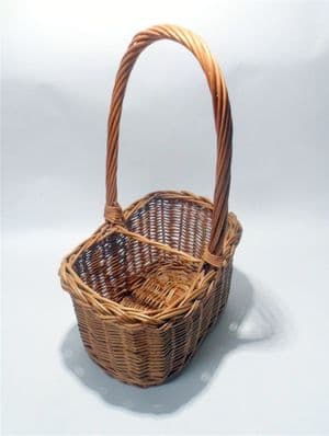 Vintage Home Kitchen Dining Table Wicker Basket 2 Wine Bottle Holder Carrier Storage Super Quality