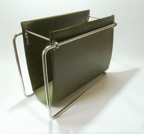 Vintage Home Magazine Rack by Durlston Designs Ltd Surrey Magazine Newspaper Rack 1960s Mid Century