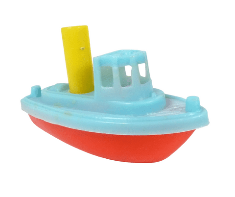 Vintage Hong Kong Novelty Figural Fishing Boat Whistle Circa 1970s Trawler