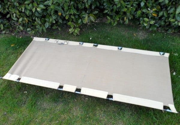 Vintage Hounsfield Croydon Patent Safari Camp Folding Camp Bed Motoring Camping Spare Guest Camper Van 1930s 1940s VW