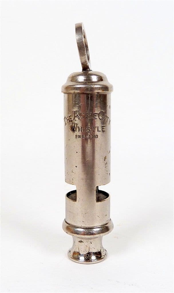 Vintage Hudson The Acme City Whistle England 1950s GSW Walking Police Fire General Service 3.25