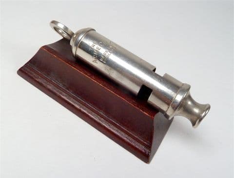 Vintage Hudson The Acme City Whistle Made in England GSW Walking Police Fire General Service 3.625"