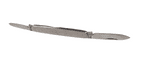 Vintage Ibberson Sheffield Engine Turned Folding Folder Stainless Pocket Pen Knife Violin Mark