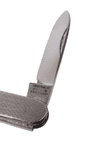 Vintage Ibberson Sheffield Engine Turned Folding Folder Stainless Pocket Pen Knife Violin Mark