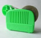Vintage Italian Fiorucci Cine Film Projector Tape Dispenser Stiassi 70s Mid Century Design GREEN