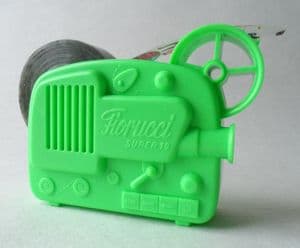 Vintage Italian Fiorucci Cine Film Projector Tape Dispenser Stiassi 70s Mid Century Design GREEN