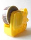 Vintage Italian Fiorucci Cine Film Projector Tape Dispenser Stiassi 70s Mid Century Design YELLOW