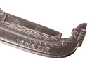 Vintage Italian Souvenir Figural Gondola Folding Folder Pocket Knife Venezia Venice Italy