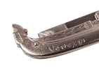 Vintage Italian Souvenir Figural Gondola Folding Folder Pocket Knife Venezia Venice Italy
