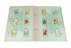 Vintage Kensitas Flowers Cigarette Card Album c/w Set of 60 Silks Circa 1930s