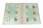 Vintage Kensitas Flowers Cigarette Card Album c/w Set of 60 Silks Circa 1930s