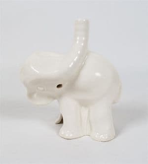 Vintage Kitchen Baking Unusual White Elephant Nutbrown Pie Funnel 1950s Figural Vent Reg No 860928