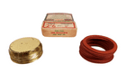 Vintage Kitchen Boxed Graham Farish 2lb Jam Jar Snap Vacuum Closures 15 Lids Rubber Seals 2' 6