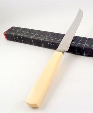 Vintage Kitchen Boxed IXL George Wostenholm & Son Sheffield England #5504 Cake Knife 1930s I*XL