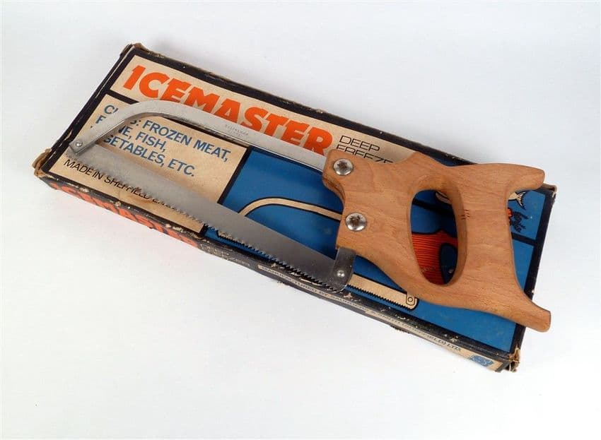 Vintage Kitchen Boxed Saunders & Smith Sheffield Ice Master Deep Freezer Stainless Saw Bone Meat Veg
