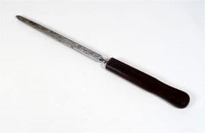 Vintage Kitchen Chefs Cooks Knife Sharpener Steel Prestige England 13" Rosewood Handle