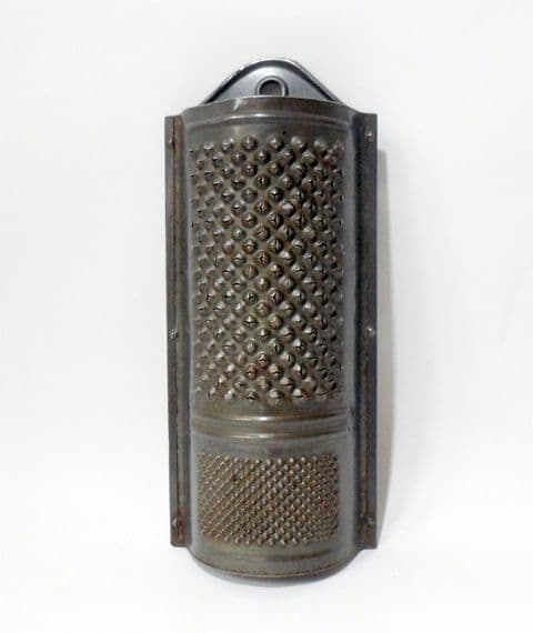 Vintage Kitchen Display Utensil Tool Half Round Metal 3 Panel Grater 1940s Wall Hanger
