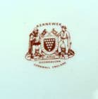 Vintage Kitchen Kernewek Pottery One and All Goonhavern Cornwall England Flour Storage Jar Canister