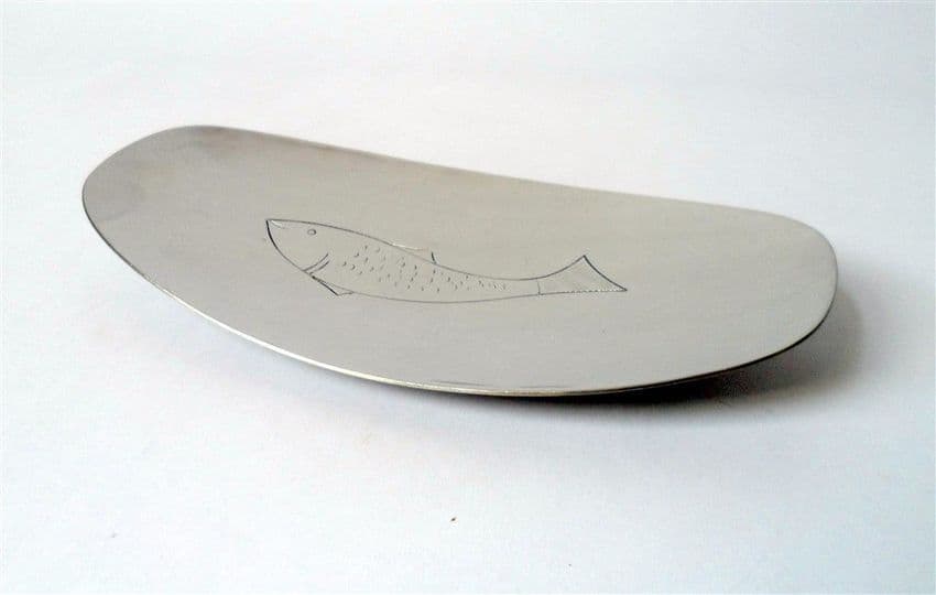 Vintage Kitchen KSIA Keswick School Industrial Arts Firth Staybrite Fish Dish Circa 1970 1980s