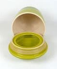 Vintage Kitchen Kuhn Rikon Switzerland Green Pottery Storage Jar Canister Tea Coffee Sugar Etc