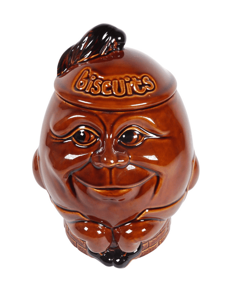 Vintage Kitchen Large Price & Kensington England Biscuit Humpty Dumpty Cookie Jar Barrel