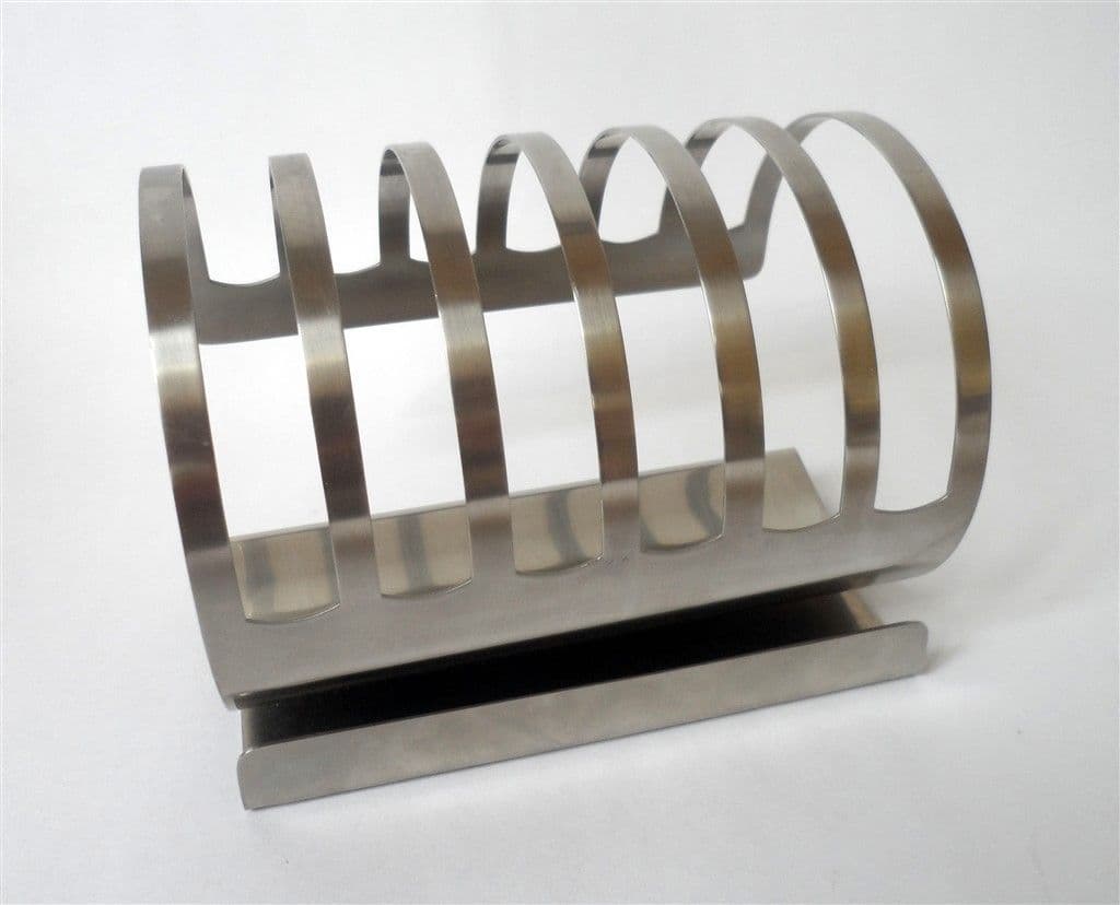 Vintage Kitchen Pinnock Nutbrown 18/8 Stainless Steel Toast Rack 6 ...