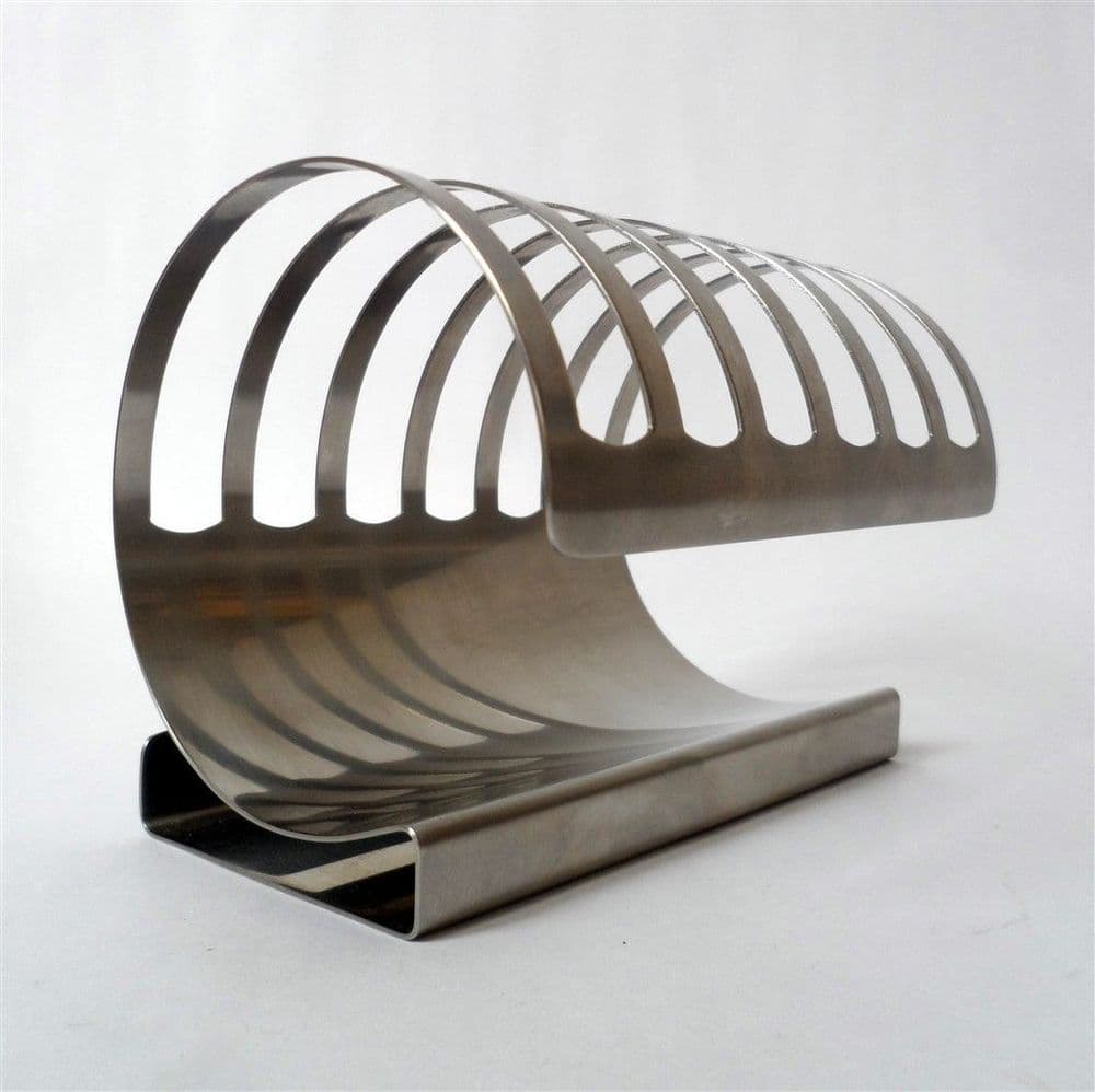 Vintage Kitchen Pinnock Nutbrown 18/8 Stainless Steel Toast Rack 6 ...