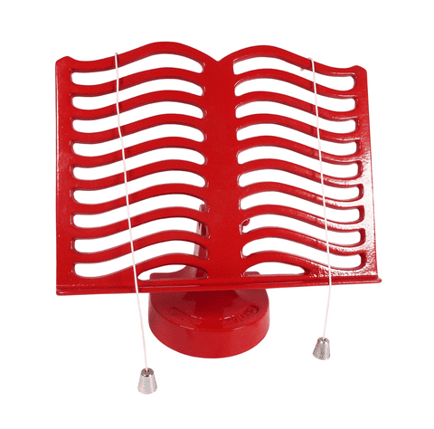 Vintage Kitchen Red Victor England Cast Iron Cookery Recipe Book Stand Robert Welch Tablet IPad