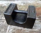 Vintage Kitchen Shop Cast Iron Bar Weight 7lb 7 Pounds Door Stop  Heavy Paperweight