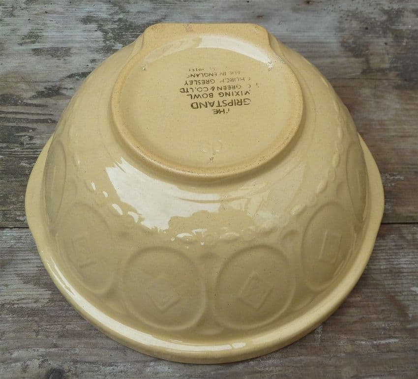 Vintage Kitchen T G Green Church Gresley England Patterned Mixing Bowl