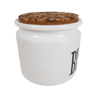 Vintage Kitchen T G Green Church Gresley Pottery England Spectrum Biscuits Storage Cookie Jar