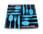 Vintage Kitchen Tableware Cutlery Boxed Viners Sheffield Chelsea Steel 7 Piece Place Set 1960/70s