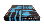 Vintage Kitchen Tableware Cutlery Boxed Viners Sheffield Chelsea Steel 7 Piece Place Set 1960/70s