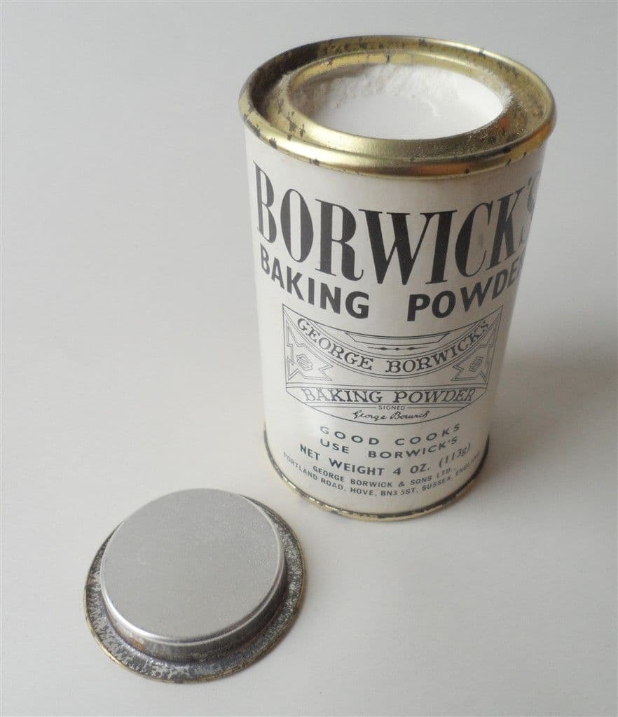 Vintage Kitchen Tin Borwick s Baking Powder Borwick & Sons Ltd