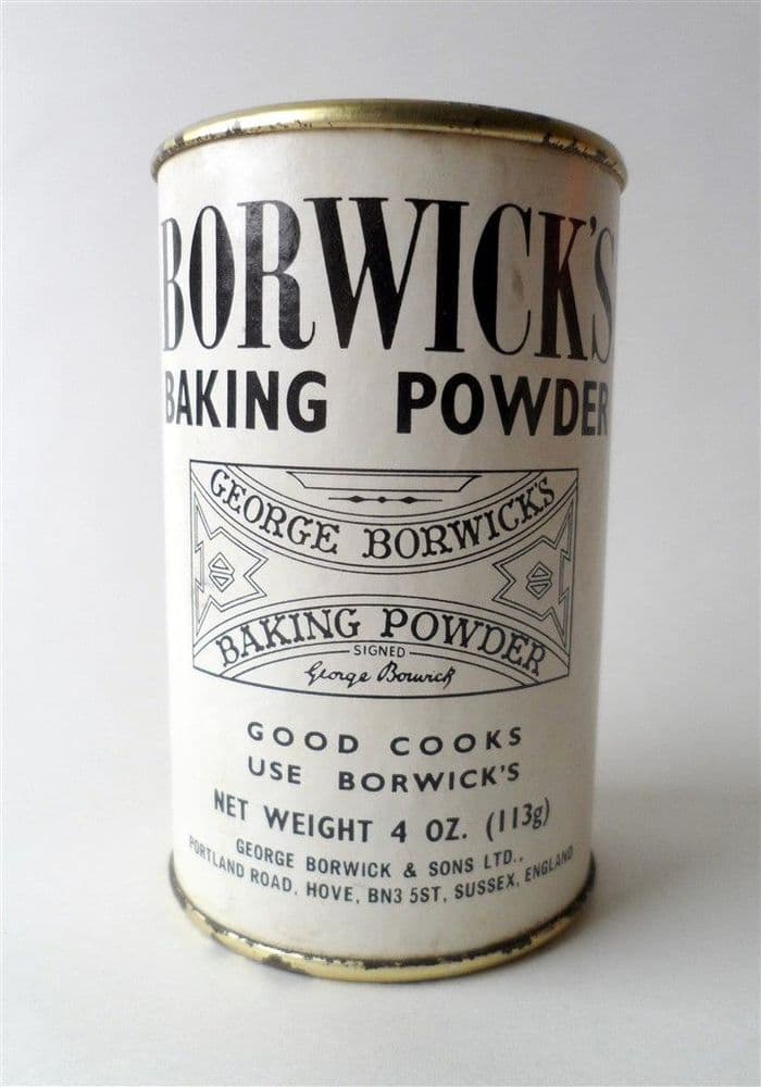 Vintage Kitchen Tin Borwick s Baking Powder Borwick & Sons Ltd