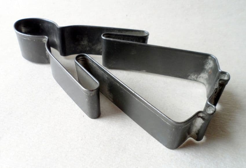 Vintage Kitchen Tool Utensil Tin Gingerbread Man Lady Cookie Biscuit