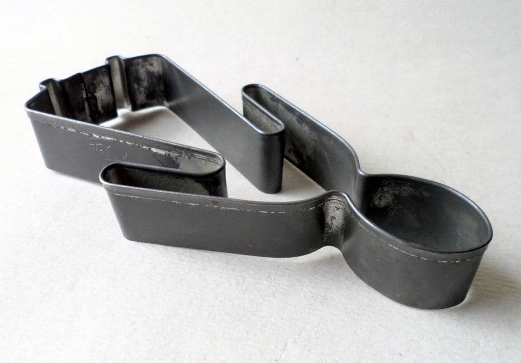 Vintage Kitchen Tool Utensil Tin Gingerbread Man Lady Cookie Biscuit